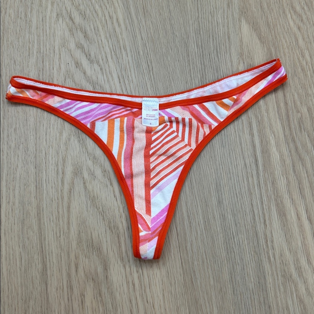 2003 Y2K Vintage PINK Victoria’s Secret Thong Panty S